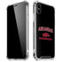 University of Arkansas-Fayetteville Razorbacks Black iPhone XS Max Clear Case